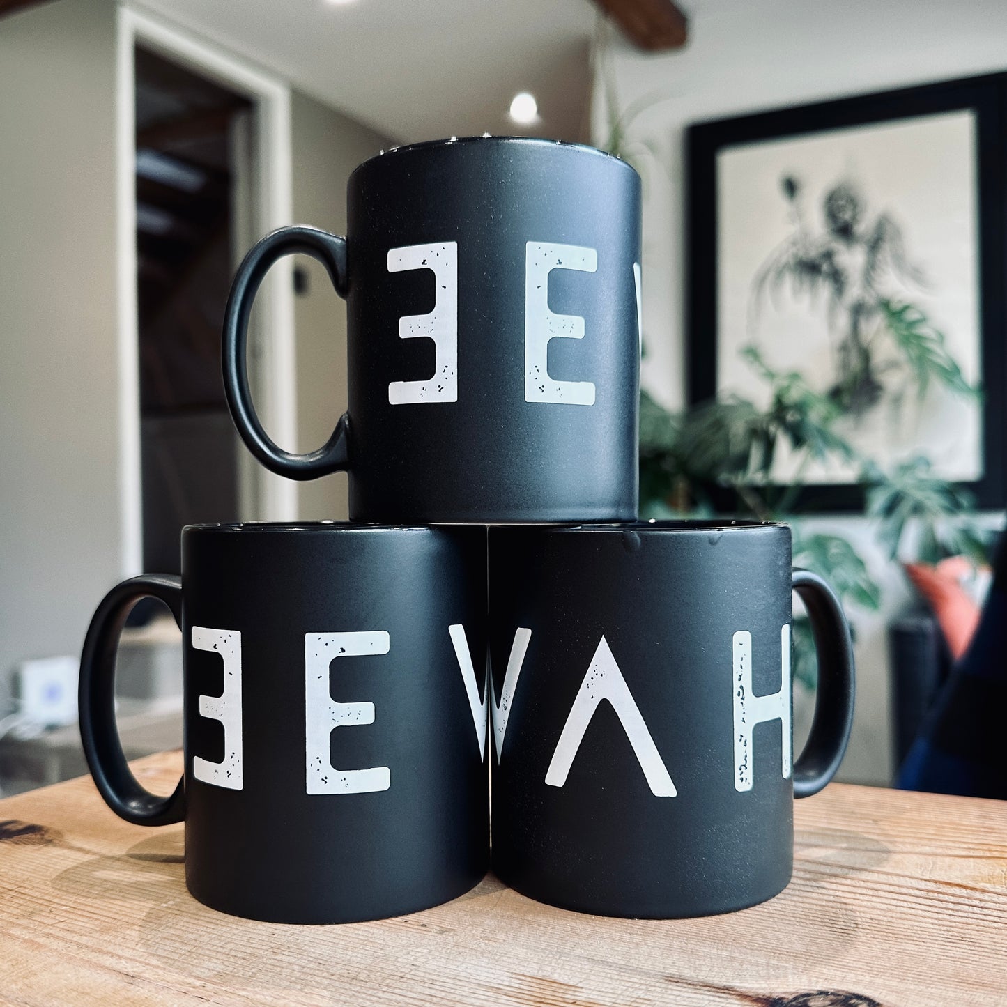 Matt Black EEVAH Mug
