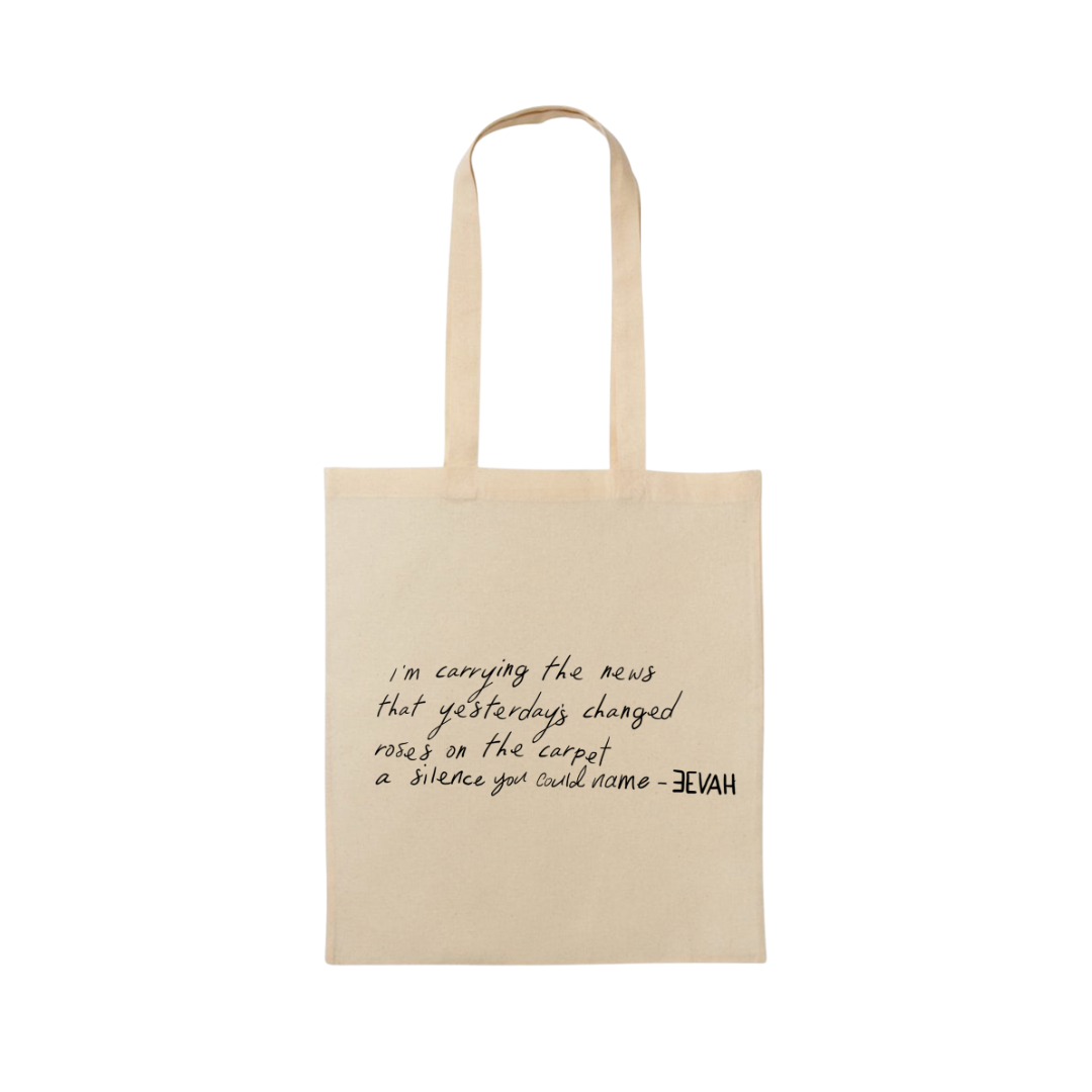 I'm Carrying The News....Tote Bag Natural