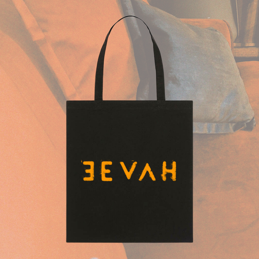 Tote Bag Black (Orange Logo)